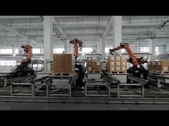 Hubungan robot KUKA dengan tiga mesin