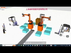 Industri Robot Industri Sekitar 665kg Footprint 850mm X 950mm Untuk Aplikasi Teknologi
