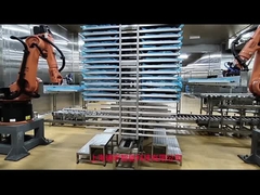Sel Robot Industri yang dipasang di lantai dengan jangkauan 2033mm dan berat sekitar 665kg