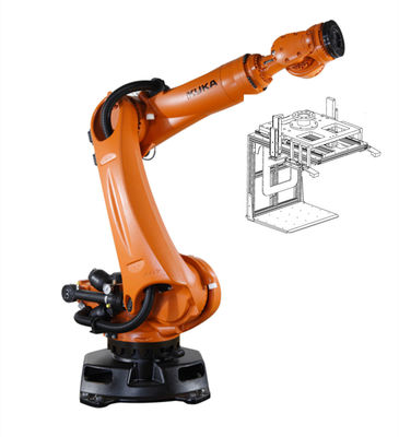 KR 210 R2700 Prime Kuka Robot Arm Posisi Pemasangan Lantai Cerdas