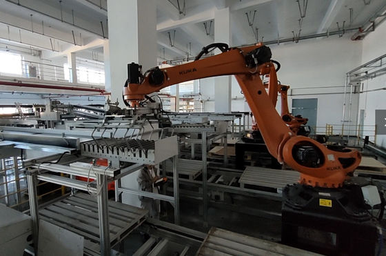 Ceiling Mounted Palletizing cerdas Solusi yang sempurna untuk kebutuhan kemasan Anda