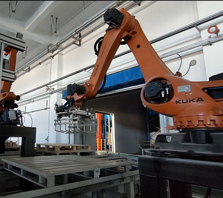 Robot Penanganan Bahan Kuka KR210 Solusi Sel Robot Industri